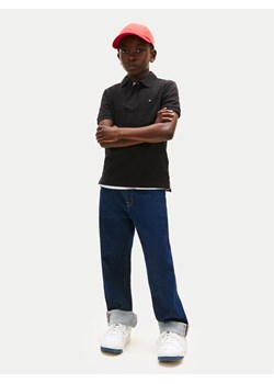 Tommy Hilfiger Polo Flag KB0KB09103 Czarny Regular Fit ze sklepu MODIVO w kategorii T-shirty chłopięce - zdjęcie 188058114