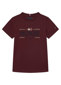 Tommy Hilfiger T-Shirt Icons KB0KB10360 Bordowy Regular Fit ze sklepu MODIVO w kategorii T-shirty chłopięce - zdjęcie 188058124