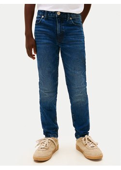 Tommy Hilfiger Jeansy KB0KB10040 M Granatowy Straight Fit ze sklepu MODIVO w kategorii Spodnie dziewczęce - zdjęcie 188058223