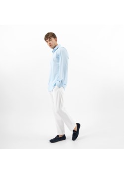 Wojas Granatowe Mokasyny Męskie Z Dwoiny Welurowej ze sklepu Wojas w kategorii Mokasyny męskie - zdjęcie 188060042