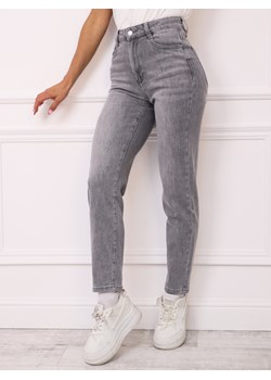 SPODNIE JEANSOWE- MOM STRETCH- SZARE ze sklepu olika.com.pl w kategorii Jeansy damskie - zdjęcie 188060083