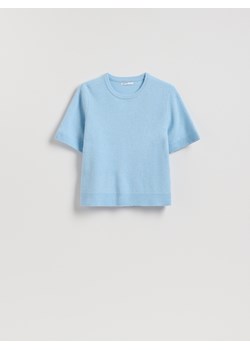 Reserved - Wełniany sweter - jasnoniebieski ze sklepu Reserved w kategorii Swetry damskie - zdjęcie 188060641