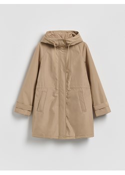 Reserved - Kurtka z kapturem - beżowy ze sklepu Reserved w kategorii Kurtki damskie - zdjęcie 188060661