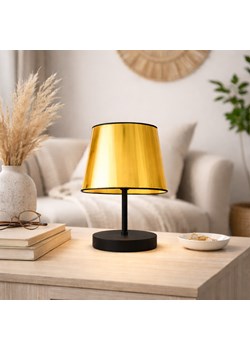Złota lampa stołowa do salonu ALMADA MIRROR ze sklepu Lysne w kategorii Lampy stołowe - zdjęcie 188060994