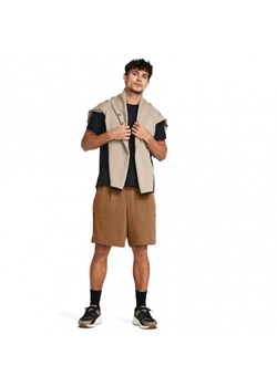 Męskie spodenki treningowe Under Armour UA Unstoppable Vented Short - brązowe ze sklepu Sportstylestory.com w kategorii Spodenki męskie - zdjęcie 188061050