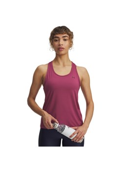 Damski top treningowy Under Armour Tech Knockout Tank - różowy ze sklepu Sportstylestory.com w kategorii Bluzki damskie - zdjęcie 188061322