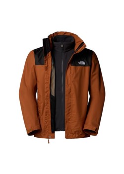 Kurtka męska The North Face Evolve II Triclimate 00CG55E0O1 - brązowa ze sklepu streetstyle24.pl w kategorii Kurtki męskie - zdjęcie 188061590