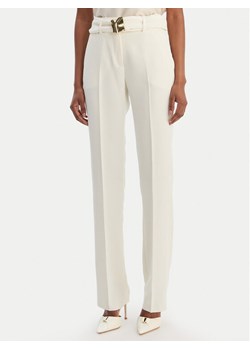 Marella Chinosy Elica 2613131063 Écru Slim Fit ze sklepu MODIVO w kategorii Spodnie damskie - zdjęcie 188062101