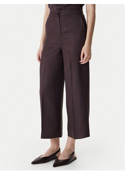 Marella Spodnie materiałowe Alcuno 2615131041 Brązowy Straight Fit ze sklepu MODIVO w kategorii Spodnie damskie - zdjęcie 188062133