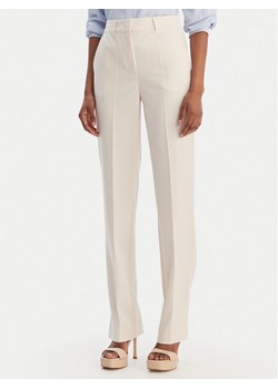 Marella Spodnie materiałowe Pagina 2613131081 Biały Slim Fit ze sklepu MODIVO w kategorii Spodnie damskie - zdjęcie 188062161
