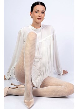 Rajstopy damskie ecru 30 DEN Chicca 3D, Kolor ecru, Rozmiar 3, Knittex ze sklepu Primodo w kategorii Rajstopy - zdjęcie 188062674