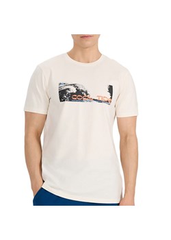 Koszulka męska 4F WSS25TTSHM203011S - beżowa ze sklepu streetstyle24.pl w kategorii T-shirty męskie - zdjęcie 188062753