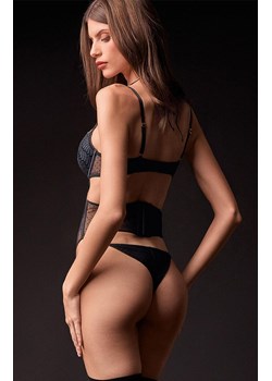 Czarne stringi damskie 3671 Cocktail, Kolor czarny, Rozmiar S, Lormar ze sklepu Intymna w kategorii Majtki damskie - zdjęcie 188062853