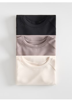 Reserved - T-shirt z modalem - brązowy ze sklepu Reserved w kategorii Bluzki damskie - zdjęcie 188063212