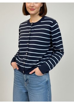 Sinsay - Kardigan z guzikami w paski - granatowy ze sklepu Sinsay w kategorii Swetry damskie - zdjęcie 188063963