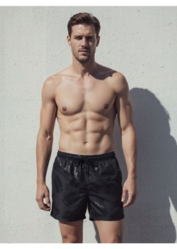 Sinsay - Szorty kąpielowe z nadrukiem - czarny ze sklepu Sinsay w kategorii Kąpielówki - zdjęcie 188063984