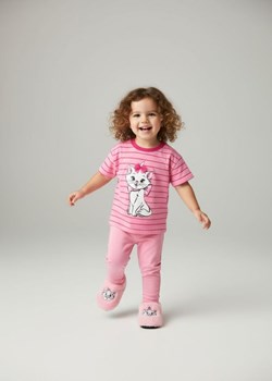 Sinsay - Bawełniana koszulka z nadrukiem Marie - różowy ze sklepu Sinsay w kategorii Bluzki dziewczęce - zdjęcie 188064020