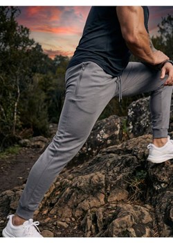 Sinsay - Spodnie jogger sportowe - szary ze sklepu Sinsay w kategorii Spodnie męskie - zdjęcie 188064032