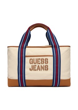 Guess Jeans Torba M5BZ92 WL970 Écru ze sklepu MODIVO w kategorii Torby podróżne - zdjęcie 188064090