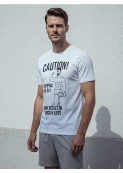 Sinsay - Bawełniana piżama dwuczęściowa z nadrukiem - wielobarwny ze sklepu Sinsay w kategorii Piżamy męskie - zdjęcie 188065193