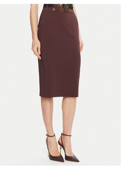 Elisabetta Franchi Spódnica ołówkowa GO-137-56E2-V320 Bordowy Regular Fit ze sklepu MODIVO w kategorii Spódnice - zdjęcie 188065371