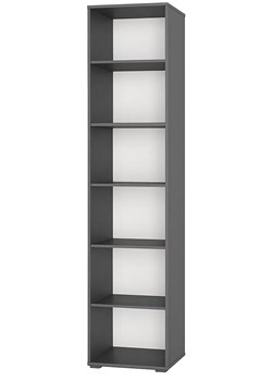 Minimalistyczny regał 50 cm szary grafit N1-C01 ze sklepu Edinos.pl w kategorii Regały i witryny - zdjęcie 188065590