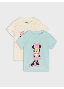 Sinsay - Koszulki 2 pack Minnie Mouse - zielony ze sklepu Sinsay w kategorii Bluzki dziewczęce - zdjęcie 188065861