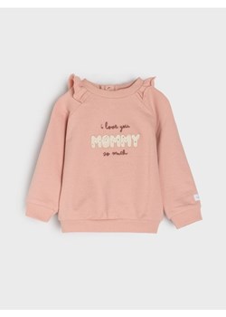 Sinsay - Bluza crewneck z napisem - różowy ze sklepu Sinsay w kategorii Bluzy i swetry - zdjęcie 188065892