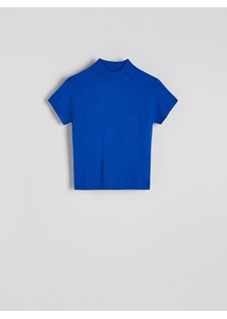 Reserved - Sweter z wiskozą - niebieski ze sklepu Reserved w kategorii Swetry damskie - zdjęcie 188066014