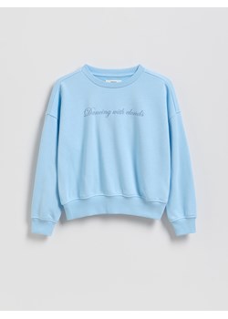 Reserved - Bluza z nadrukem - jasnoniebieski ze sklepu Reserved w kategorii Bluzy dziewczęce - zdjęcie 188066710