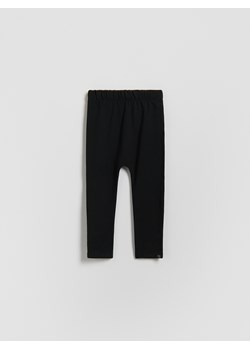 Reserved - Bawełniane legginsy - czarny ze sklepu Reserved w kategorii Spodnie chłopięce - zdjęcie 188066910