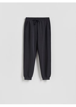 Reserved - Dresowe joggery - ciemnoszary ze sklepu Reserved w kategorii Spodnie damskie - zdjęcie 188066952