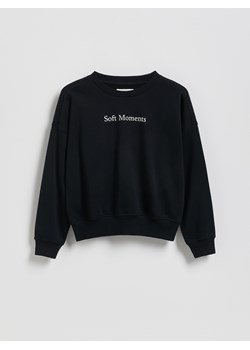 Reserved - Bluza z nadrukem - czarny ze sklepu Reserved w kategorii Bluzy dziewczęce - zdjęcie 188067034