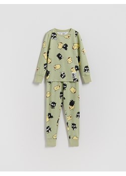 Reserved - Dwuczęściowa piżama Hello Kitty and Friends - jasnozielony ze sklepu Reserved w kategorii Piżamy dziecięce - zdjęcie 188067052