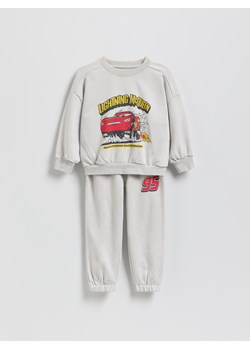 Reserved - Komplet Auta - jasnoszary ze sklepu Reserved w kategorii Komplety chłopięce - zdjęcie 188067660
