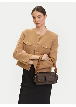 Torebka MICHAEL Michael Kors 32S5AM3C5B Brązowy ze sklepu eobuwie.pl w kategorii Listonoszki - zdjęcie 188068124