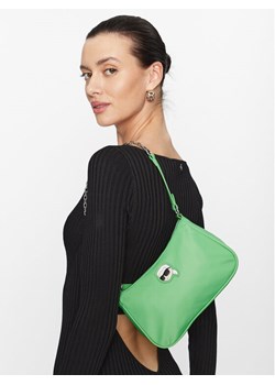 Torebka KARL LAGERFELD 231W3073 Zielony ze sklepu eobuwie.pl w kategorii Listonoszki - zdjęcie 188068160