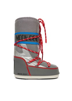 Moon Boot Śniegowce Mb Icon Space Racing 80D1403030 Szary ze sklepu MODIVO w kategorii Buty zimowe dziecięce - zdjęcie 188068504