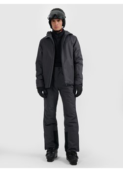 Męska kurtka narciarska 4F 4FWAW25TTJAM0951 - szara ze sklepu Sportstylestory.com w kategorii Kurtki męskie - zdjęcie 188069471