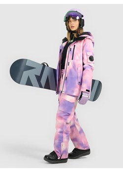Damskie spodnie snowboardowe 4F 4FWAW25TFTRF1220 - multikolor ze sklepu Sportstylestory.com w kategorii Spodnie damskie - zdjęcie 188069493