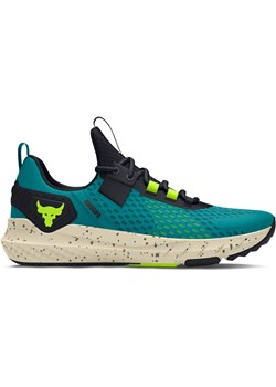 Męskie buty treningowe crossfit Under Armour Project Rock UA BSR 4 - zielone ze sklepu Sportstylestory.com w kategorii Buty sportowe męskie - zdjęcie 188069711