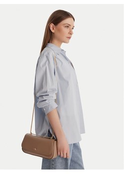 Torebka Calvin Klein Ck Convertible Chain Small Bag LV04F3172G Beżowy ze sklepu eobuwie.pl w kategorii Kopertówki - zdjęcie 188069843