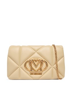 Torebka LOVE MOSCHINO JC4043PP1OLC0129 Beżowy ze sklepu eobuwie.pl w kategorii Kopertówki - zdjęcie 188071430
