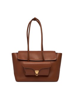 Torebka Coccinelle T8A Coccinelle Double Beat E1 T8A 11 02 01 Brązowy ze sklepu eobuwie.pl w kategorii Torby Shopper bag - zdjęcie 188071491