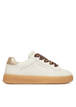 Sneakersy Tommy Hilfiger T1A9-34230-1355X024 S Écru ze sklepu eobuwie.pl w kategorii Buty sportowe dziecięce - zdjęcie 188071492