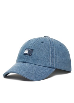 Czapka z daszkiem Tommy Jeans Tjm Heritage Over Dyed Denim Cap AM0AM13853 Niebieski ze sklepu eobuwie.pl w kategorii Czapki z daszkiem męskie - zdjęcie 188071523