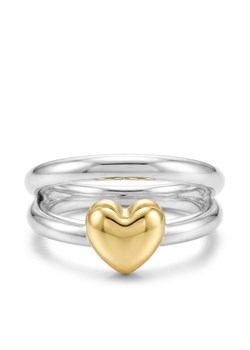 Pierścionek TOUS Flechazo 1004561912 Srebrny ze sklepu eobuwie.pl w kategorii Pierścionki - zdjęcie 188071534