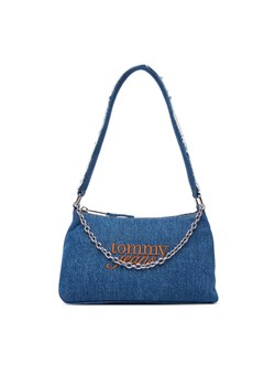 Torebka Tommy Jeans Tjw Cool Denim Shoulder Bag AW0AW18575 Niebieski ze sklepu eobuwie.pl w kategorii Torebki damskie - zdjęcie 188071554