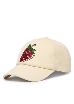 Czapka z daszkiem Weekend Max Mara 2615571044650 Écru ze sklepu eobuwie.pl w kategorii Czapki z daszkiem damskie - zdjęcie 188071670