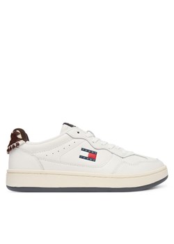 Sneakersy Tommy Jeans Archive '98 Calf Hair Tab EN0EN03002 Écru ze sklepu eobuwie.pl w kategorii Buty sportowe damskie - zdjęcie 188071690